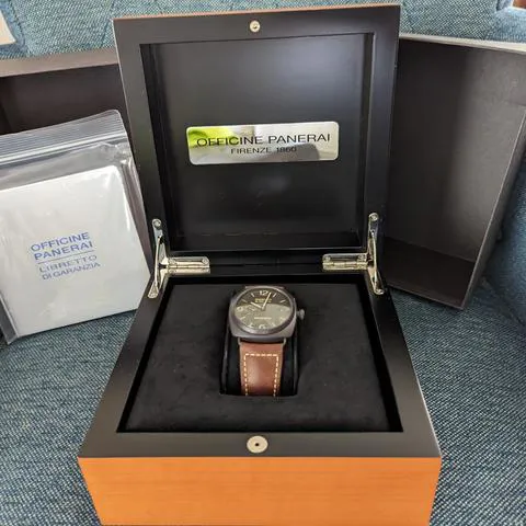 Panerai Radiomir Black Seal 3 Days Aut PAM 00505 45mm Ceramic Brown 8