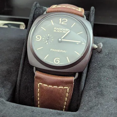 Panerai Radiomir Black Seal 3 Days Aut PAM 00505 45mm Ceramic Brown 10