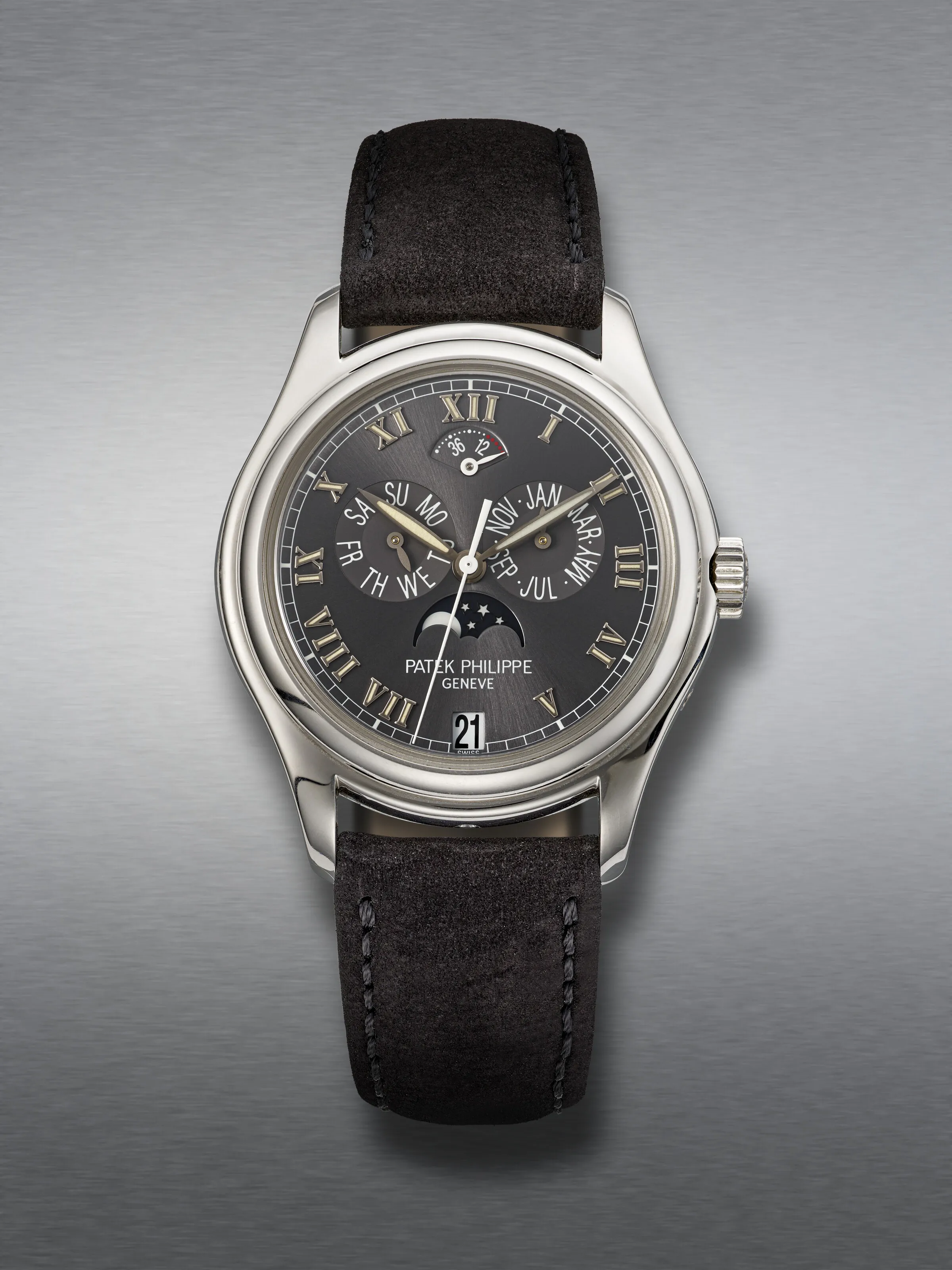 Patek Philippe Annual Calendar 5056P 39mm Platinum Gray