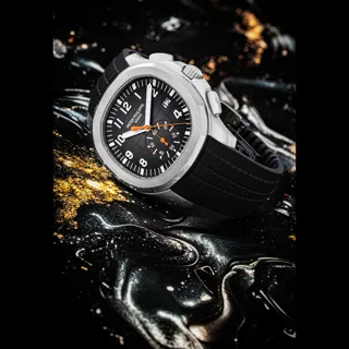 Patek Philippe Aquanaut 5968A-001 Stainless steel Black