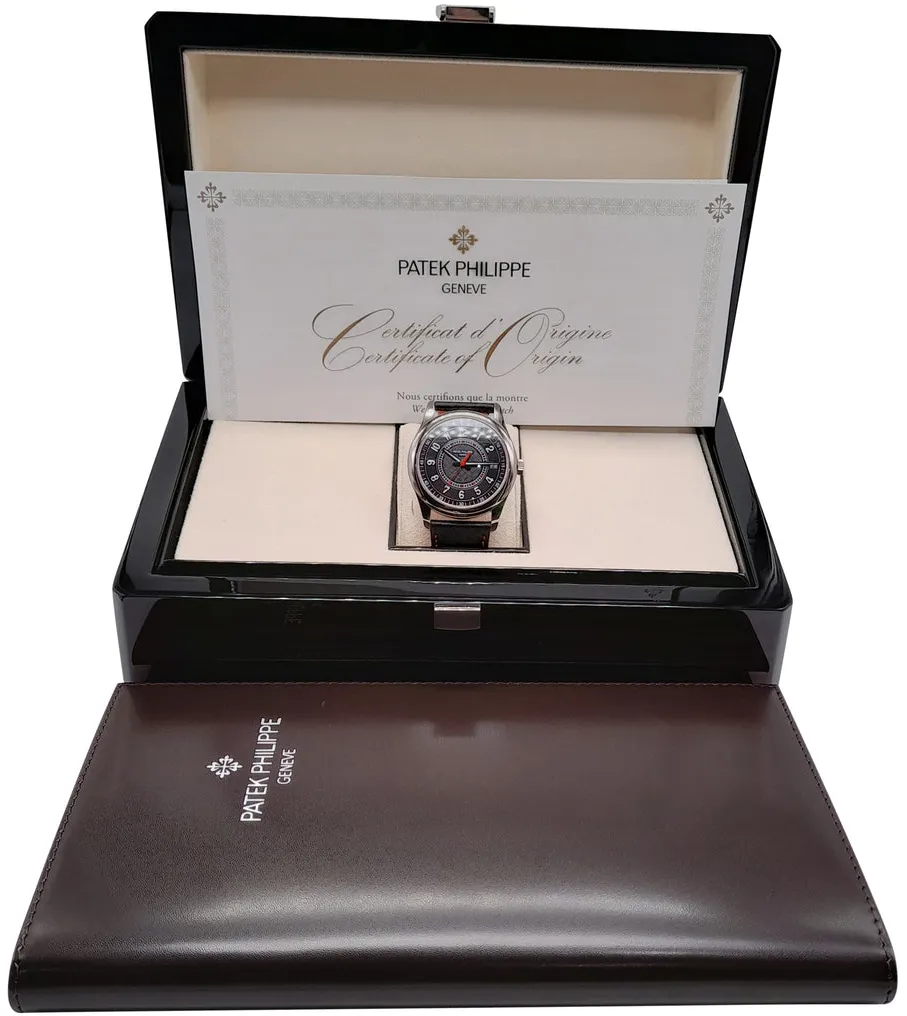 Patek Philippe Calatrava 6007G-010 40mm White gold Black 8