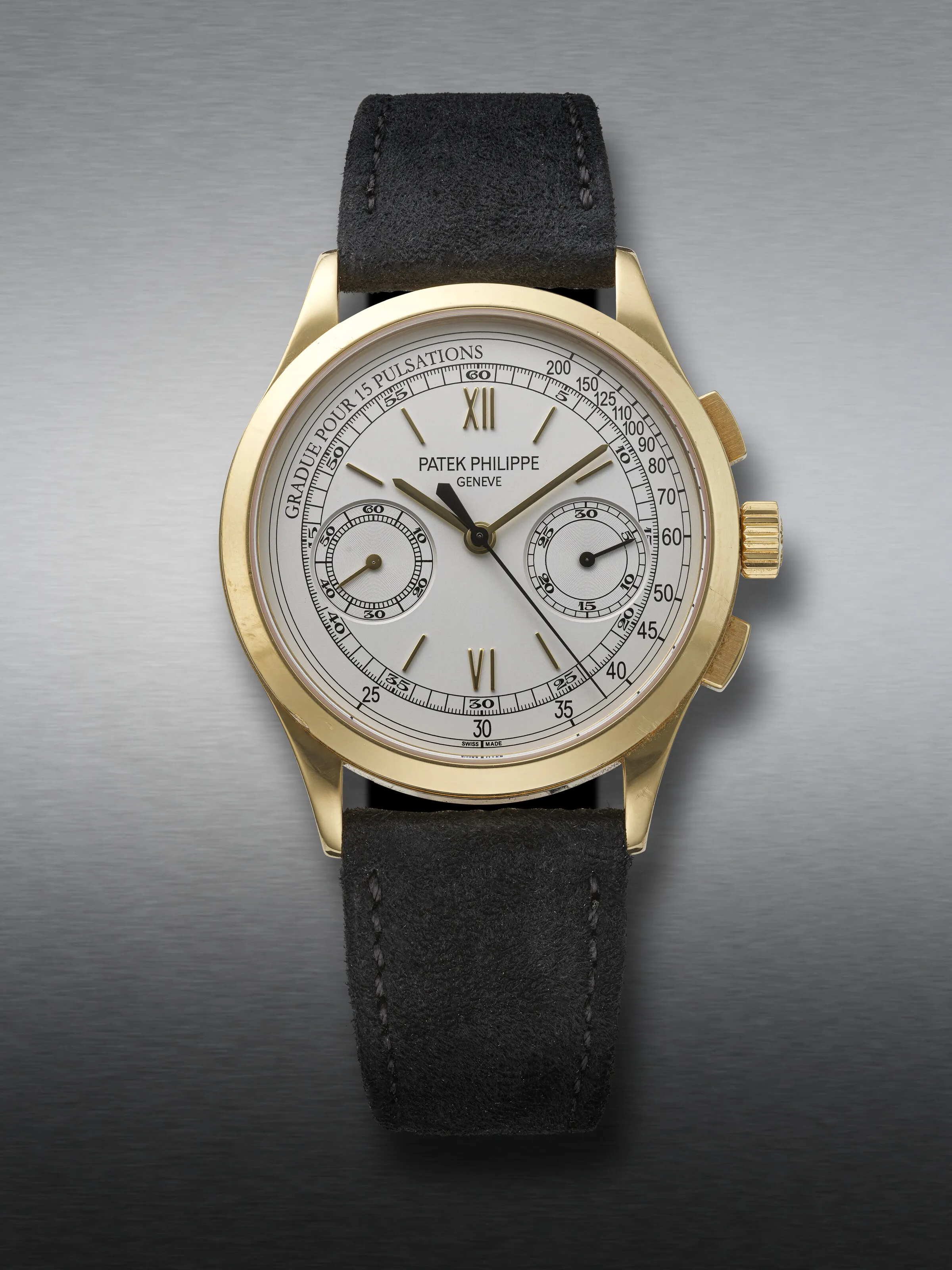 Patek Philippe Chronograph 5170J-001 39mm Yellow gold Silver