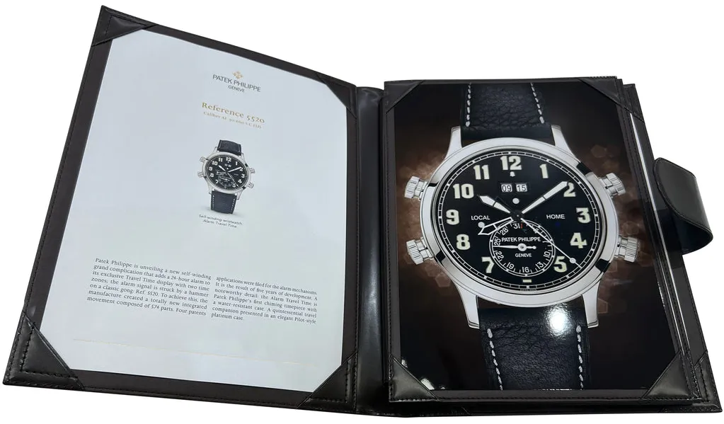 Patek Philippe Calatrava 5520P-001 42mm Platinum Black 11