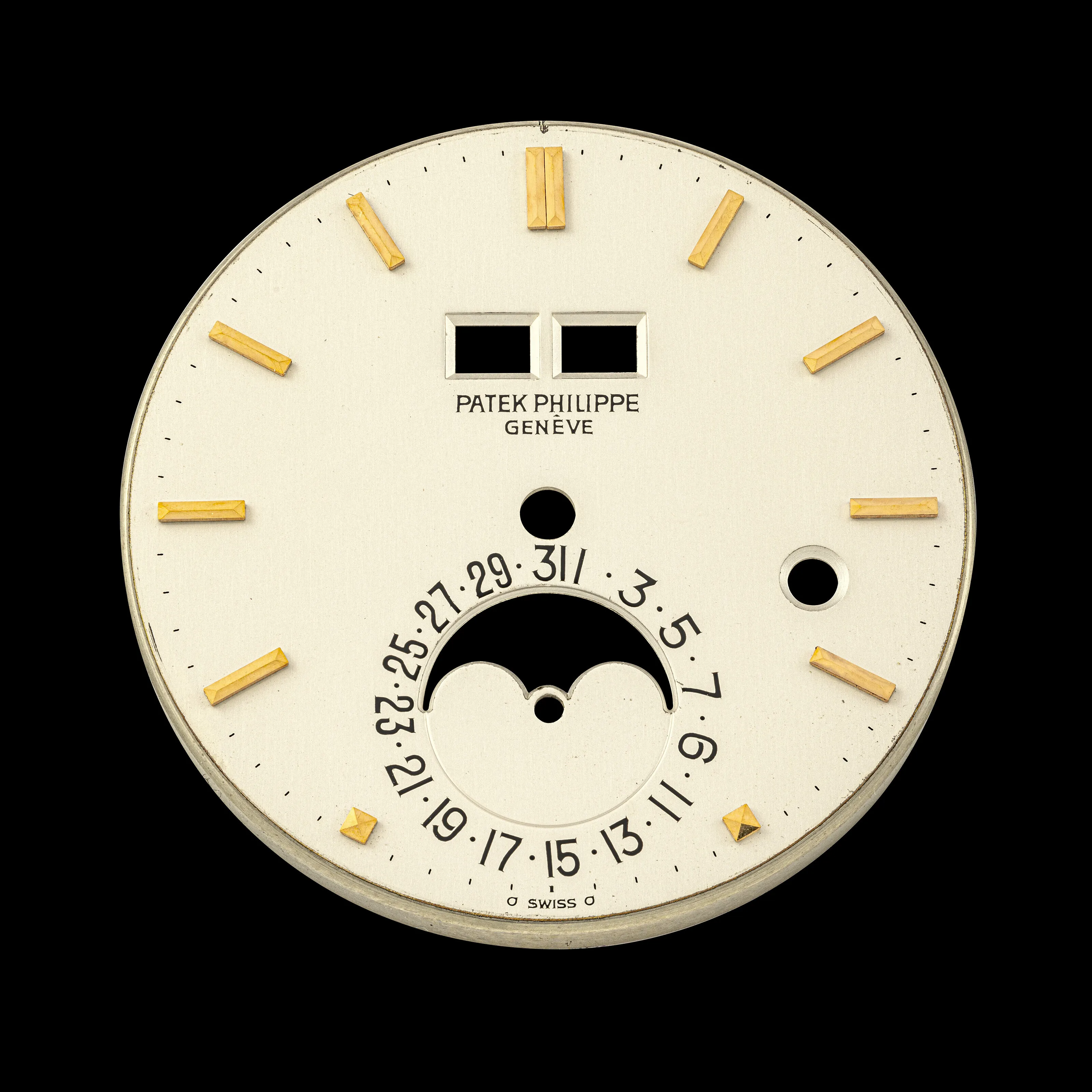 Patek Philippe Perpetual Calendar 3450/1 38mm Yellow gold Silver 4