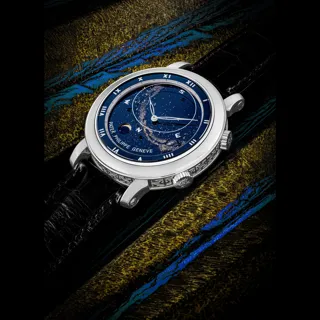 Patek Philippe Celestial 5102G-001 White gold Blue