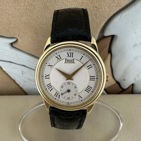 Piaget Gouverneur 15968 33mm Yellow gold Silver