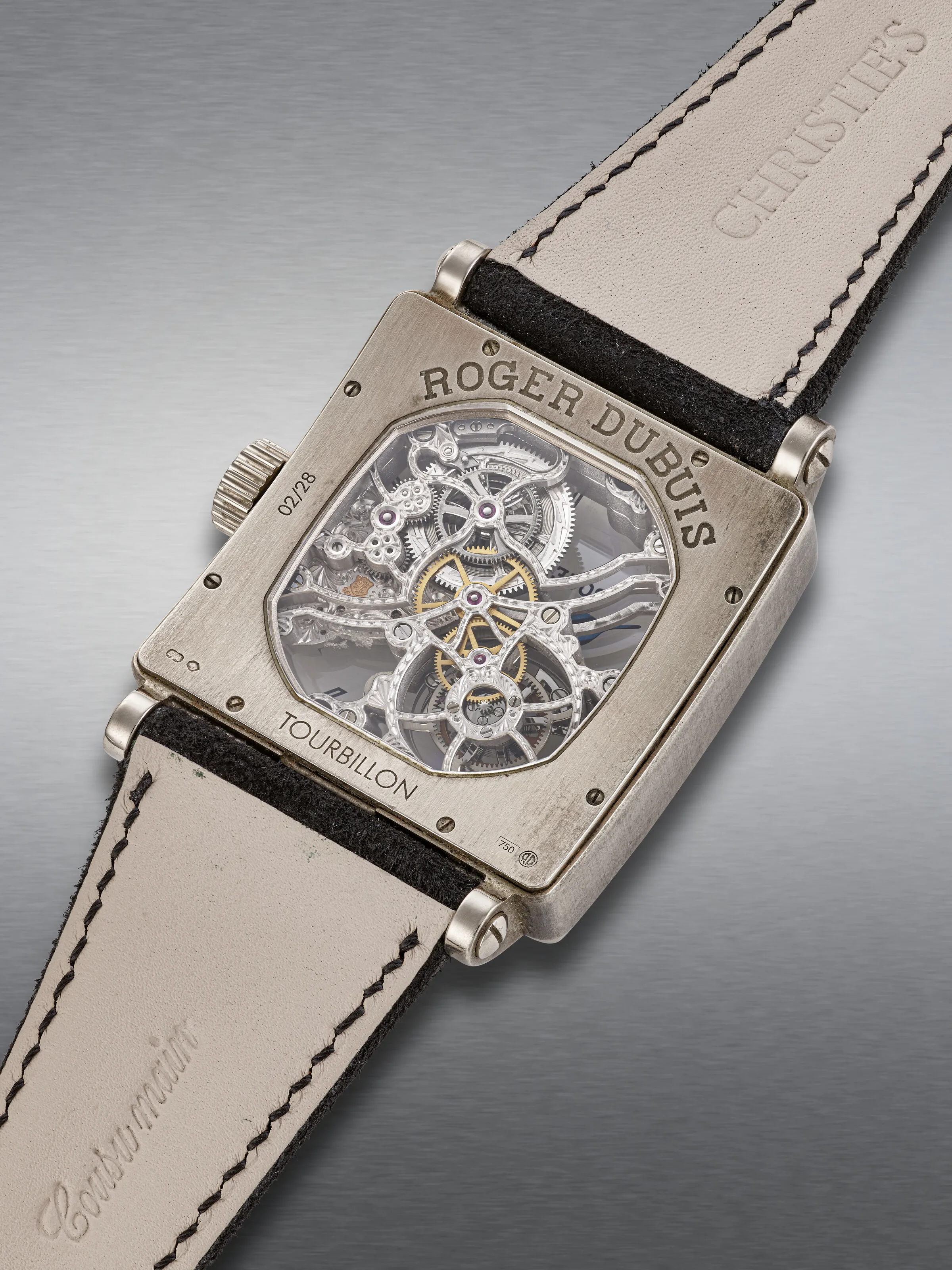 Roger Dubuis Golden Square 440-GS-WG-5 40mm White gold Skeletonized 2