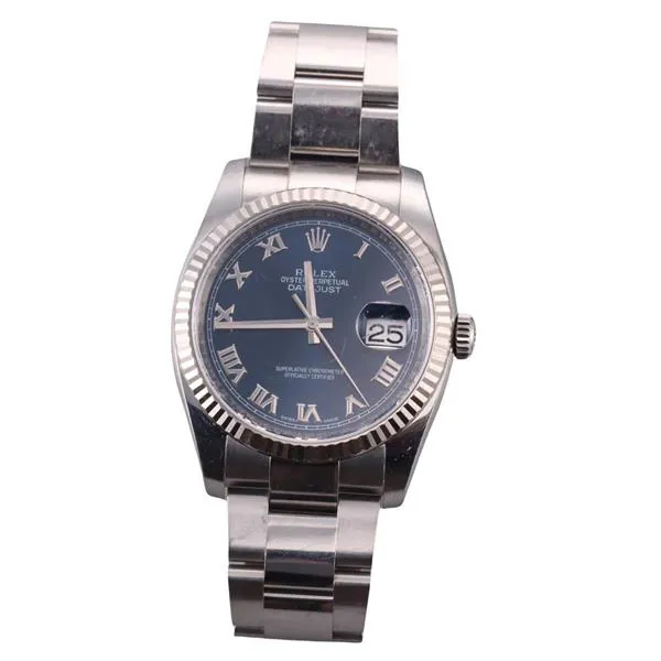 Rolex Datejust 36 116234 36mm White gold and Stainless steel Blue