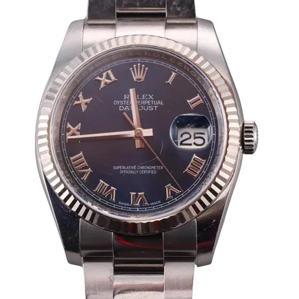 Rolex Datejust 36 116234 36mm White gold and Stainless steel Blue 1