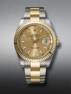 Rolex Datejust 41 126333 Yellow gold and Stainless steel Champagne