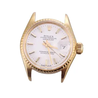 Rolex Oyster Perpetual Date 6517 Yellow gold White