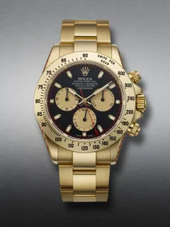 Rolex Daytona 116528 Yellow gold Black