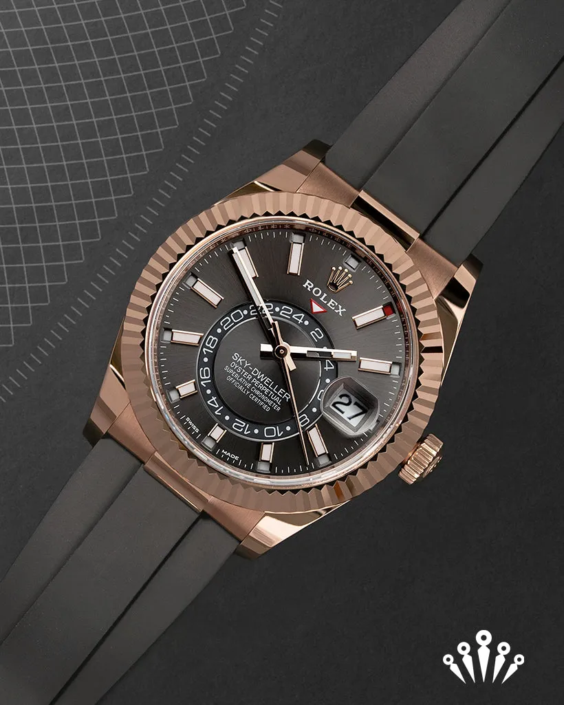 Rolex Sky-Dweller 326135 42mm Rose gold Gray