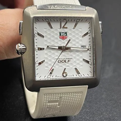 TAG Heuer Professional Golf Watch WAE1112 37mm Stainless steel White 2