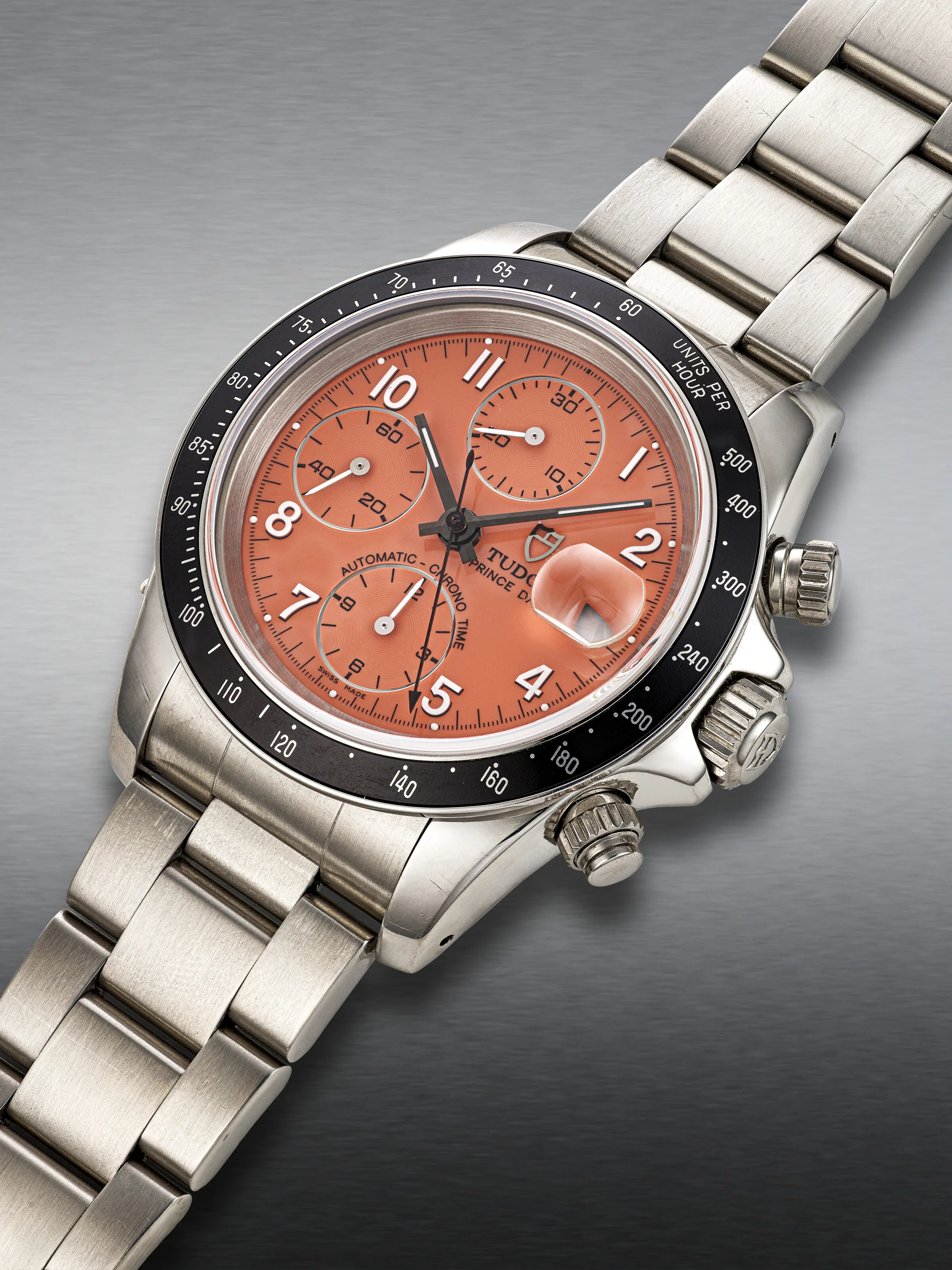 Tudor Prince Date 79260 40mm Stainless steel Orange 1