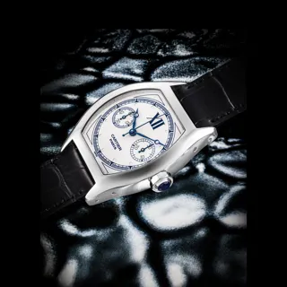 Cartier Tortue 2396 White gold Silver