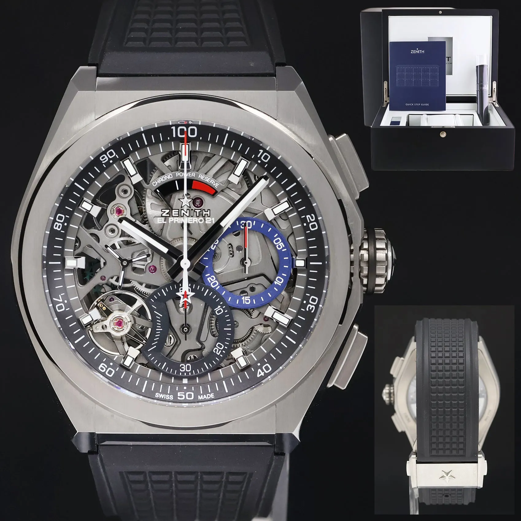 Zenith Defy 95.9000.9004/78.R782 44mm Titanium Skeletonized