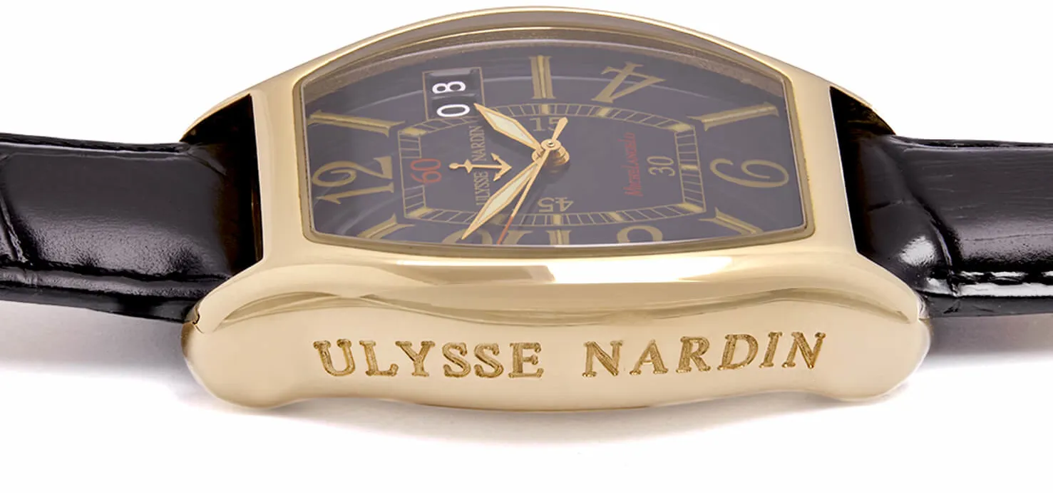 Ulysse Nardin Michelangelo 236-48 35mm Oro giallo 18kt blu 1