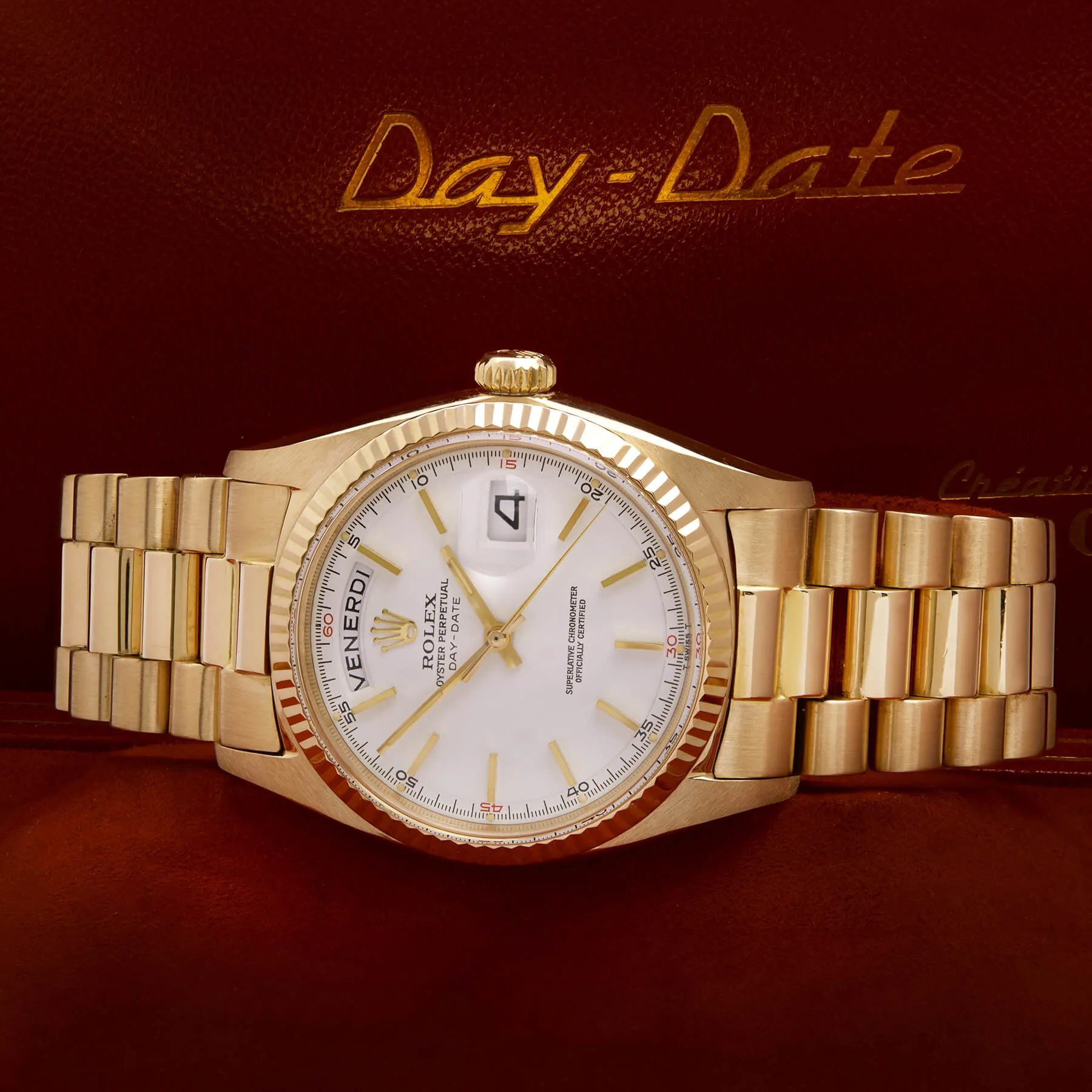 Rolex Day-Date 36 1803 36mm Oro giallo 18kt bianco 4