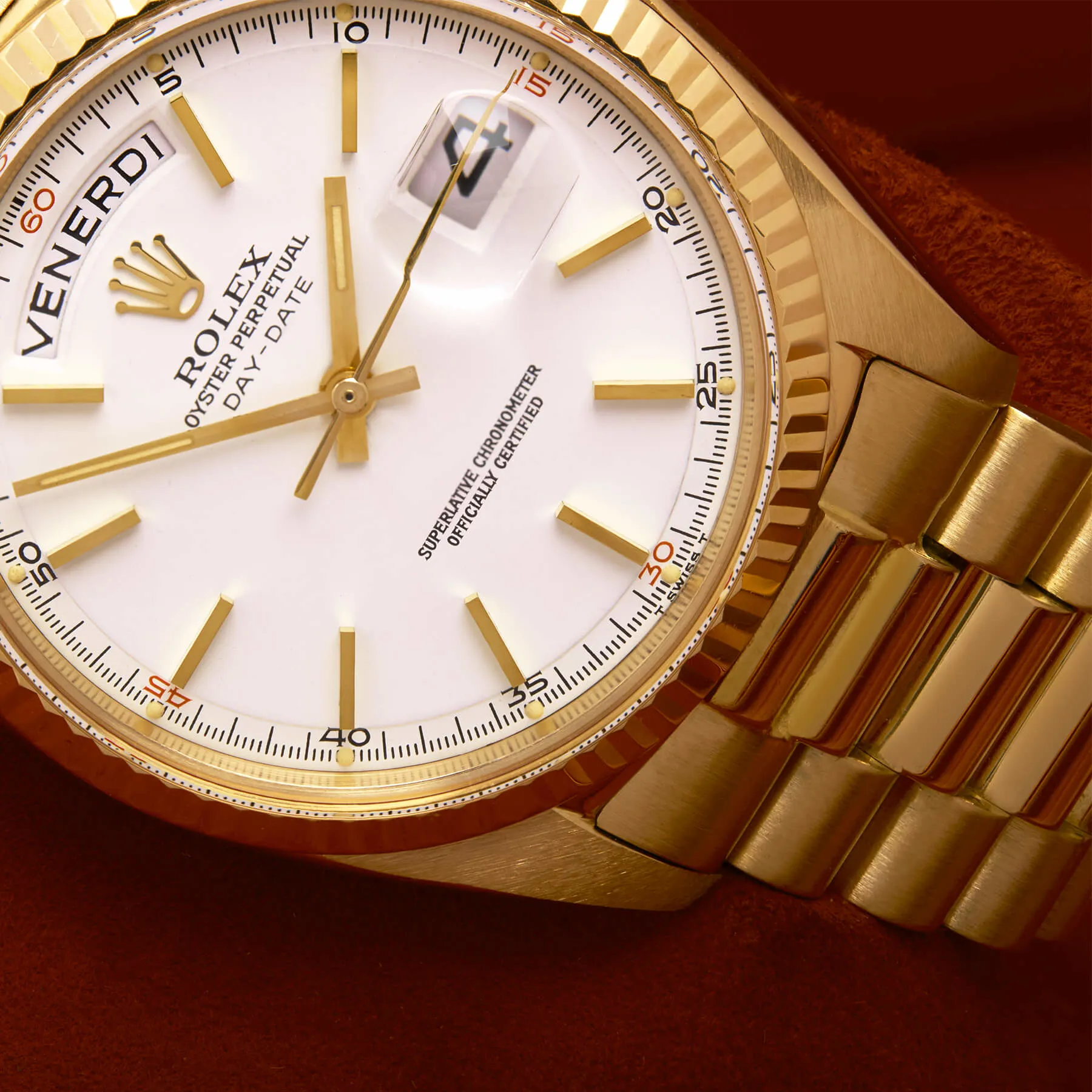 Rolex Day-Date 36 1803 36mm Oro giallo 18kt bianco 5