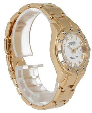 Rolex Lady-Datejust Pearlmaster 80318 40mm Yellow gold White 5