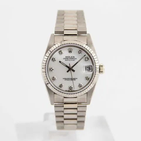 Rolex Datejust 68279 31mm White gold Mother-of-pearl