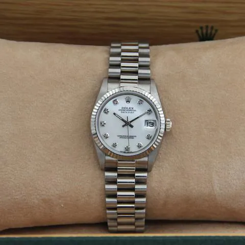 Rolex Datejust 68279 31mm White gold Mother-of-pearl 7