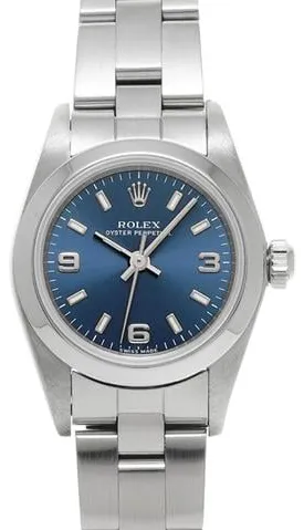 Rolex Oyster Perpetual 76080 24mm Stainless steel Blue