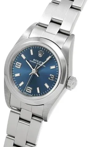 Rolex Oyster Perpetual 76080 24mm Stainless steel Blue 1