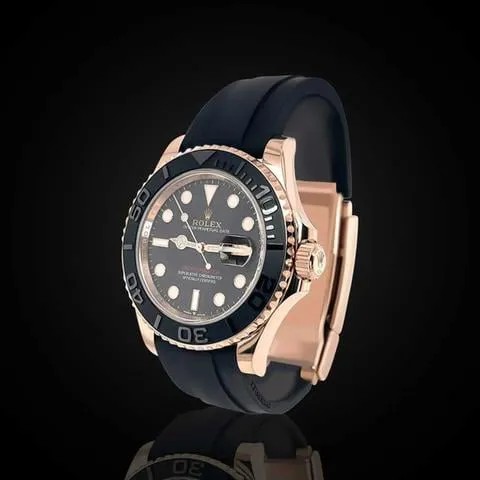 Rolex Yacht-Master 126655-0002 40mm Everose gold Black 1