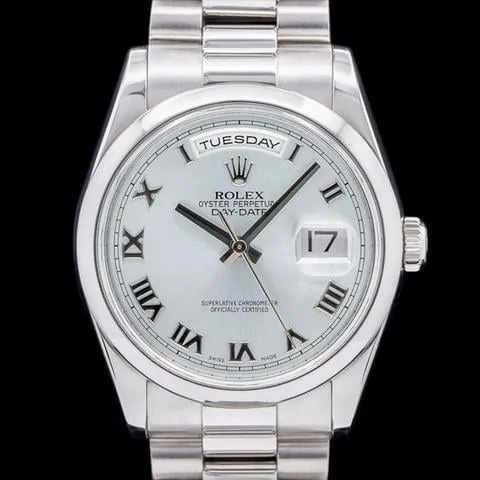 Rolex Day-Date 36 118206 36mm Platinum