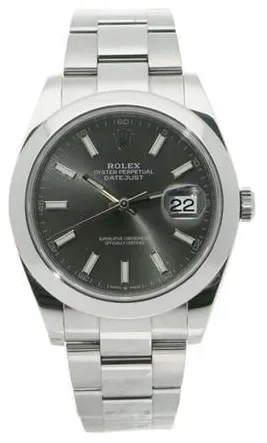 Rolex Datejust 41 126300-0007 41mm Oystersteel Gray