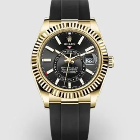 Rolex Sky-Dweller 326238 42mm Yellow gold Black