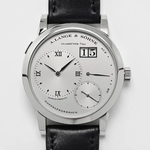 A. Lange & Söhne Lange 1 101.025 38.5mm Platinum Silver