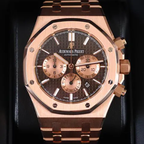 Audemars Piguet Royal Oak 26331OR.OO.1220OR.02 41mm Rose gold Brown