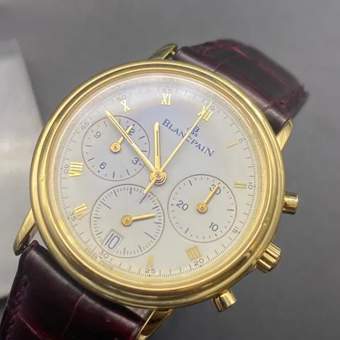 Blancpain Villeret 1185-1418-55 34mm Yellow gold White