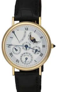 Breguet Classique Perpetual Calendar 3310 18k yellow gold Silver