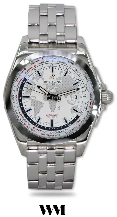 Breitling Galactic WB3510 44mm Stainless steel White