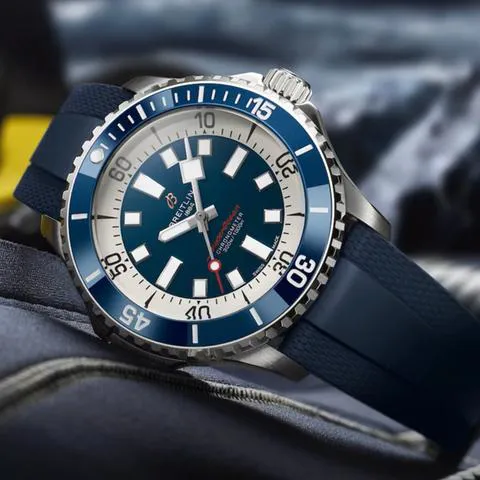 Breitling Superocean A17375E71C1S1 42mm Stainless steel Blue