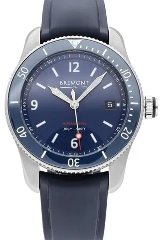 Bremont Supermarine S300 40mm Stainless steel Blue