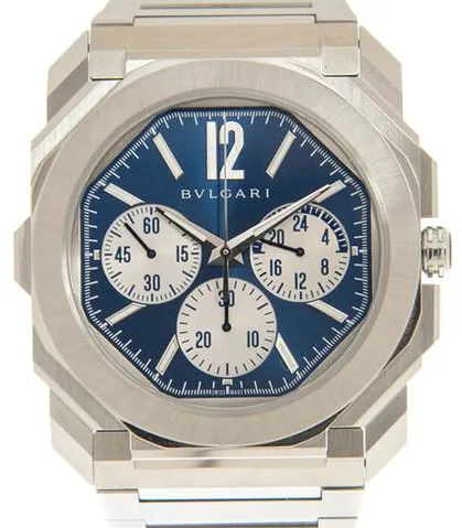 Bulgari Octo 103467 43mm Stainless steel Blue