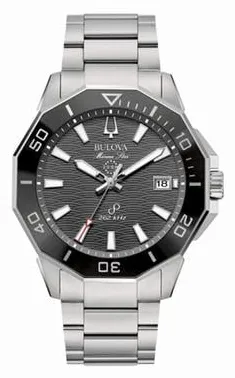 Bulova Marine Star 96B434 43mm Stainless steel Black