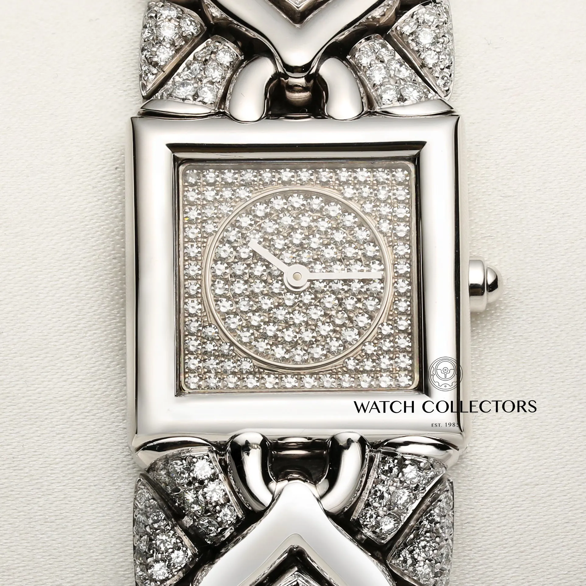 Bulgari Parentesi BJ 06 21.5mm White gold Pave 1