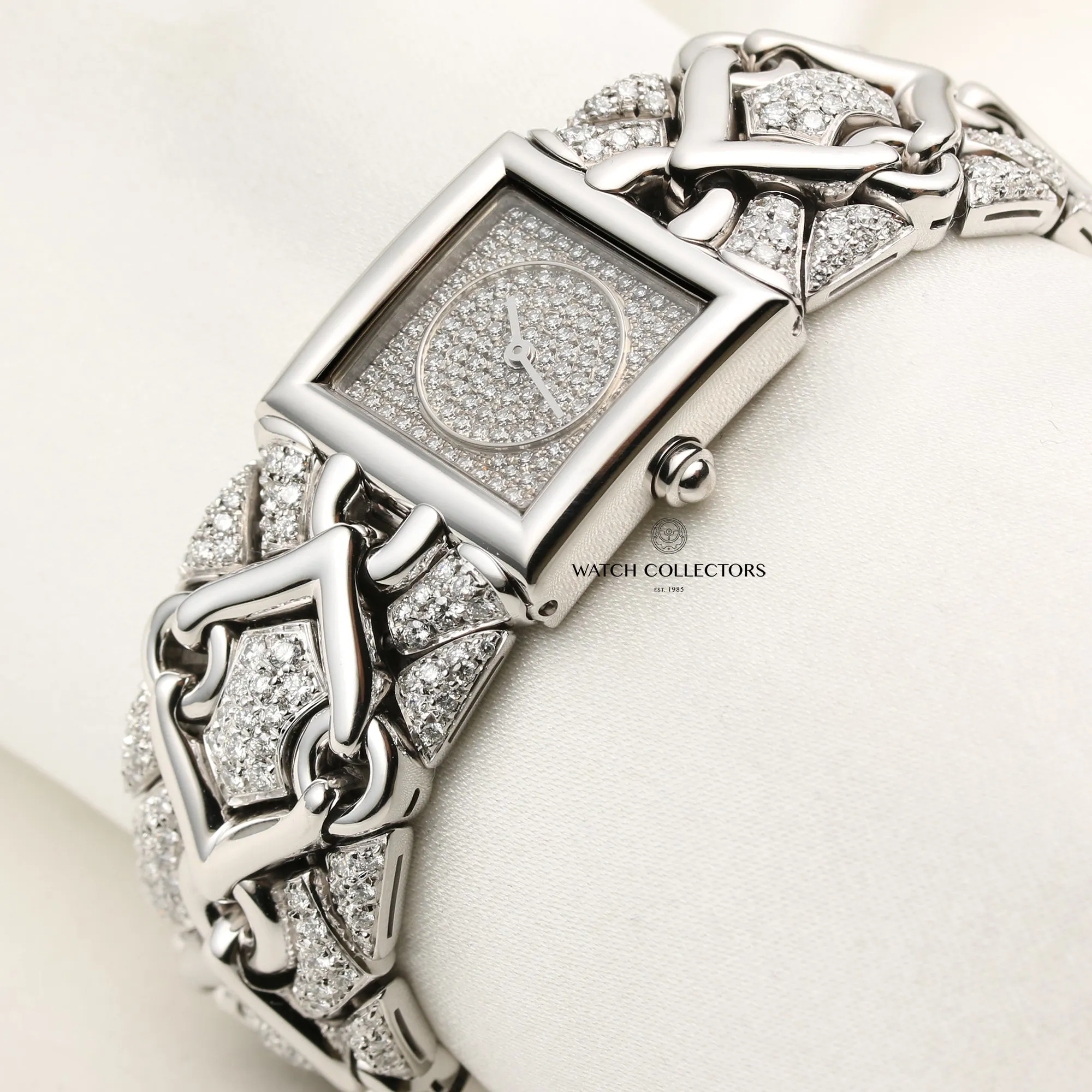 Bulgari Parentesi BJ 06 21.5mm White gold Pave 2