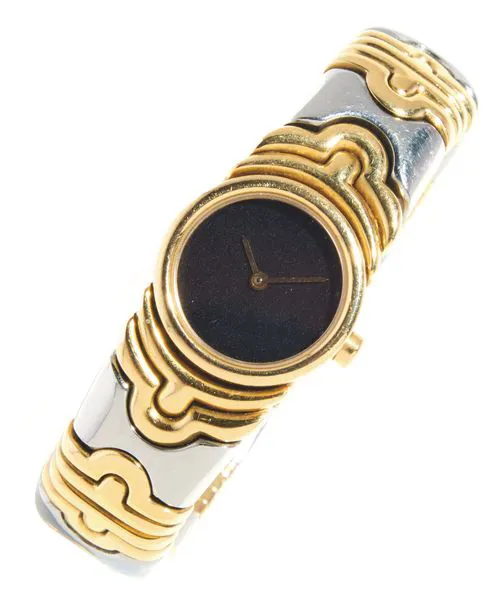 Bulgari Parentesi 20mm Yellow gold and Stainless steel Black