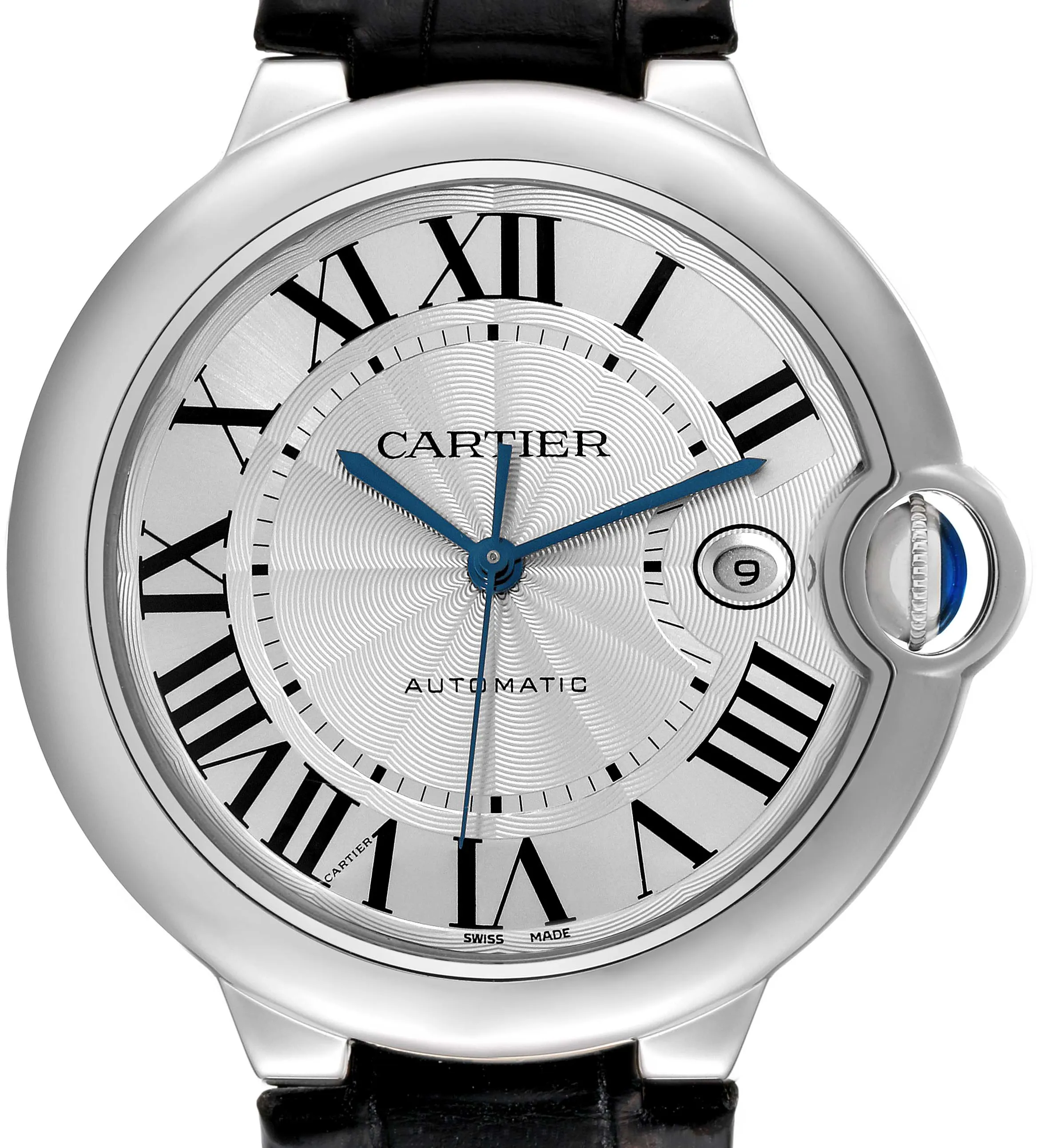 Cartier Ballon Bleu W69016Z4 42mm Stainless steel Silver