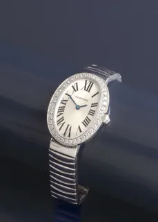 Cartier Baignoire 3065 White gold Silver