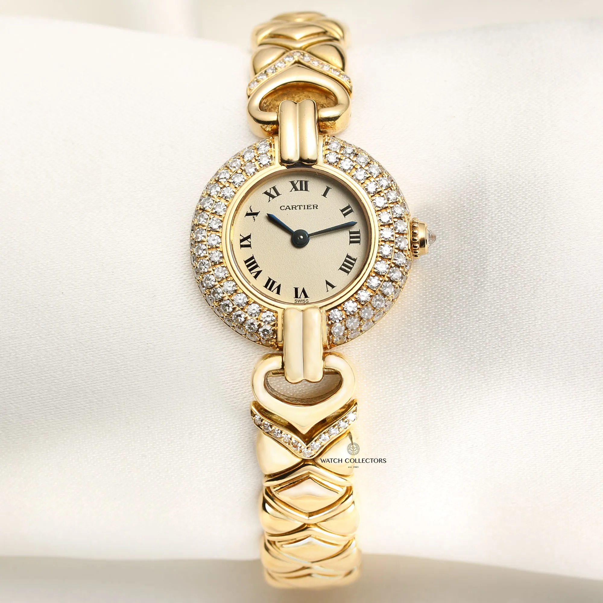 Cartier Colisee 8057922 24mm Yellow gold Cream