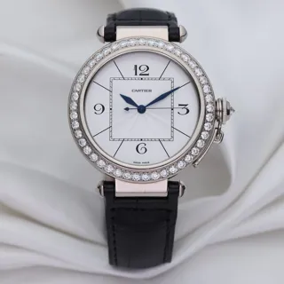 Cartier Pasha 2727 White gold Silver