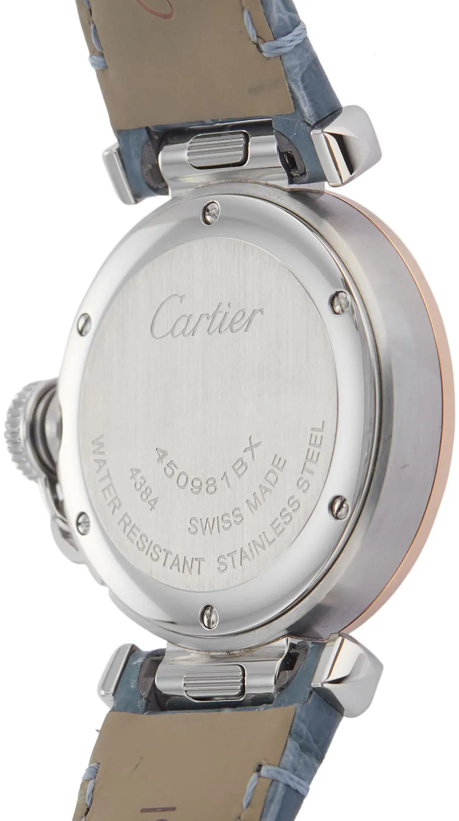 Cartier Pasha de Cartier W2PA0007 30mm Rose gold and Stainless steel Silver 3